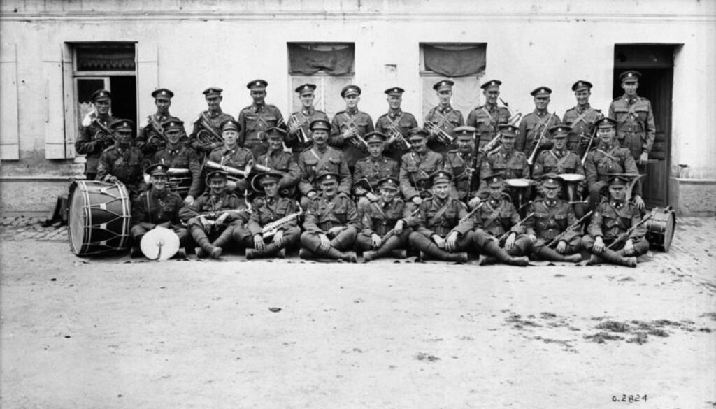 286_Band of the 21st Canadian Infantry Battalion. July, 1918